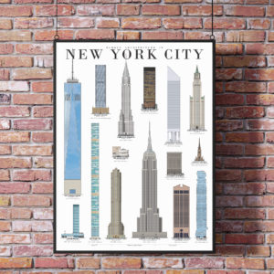 Architecture in New York City Poster