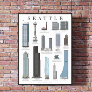 Architecture in Seattle Poster